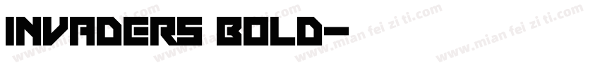 Invaders Bold字体转换